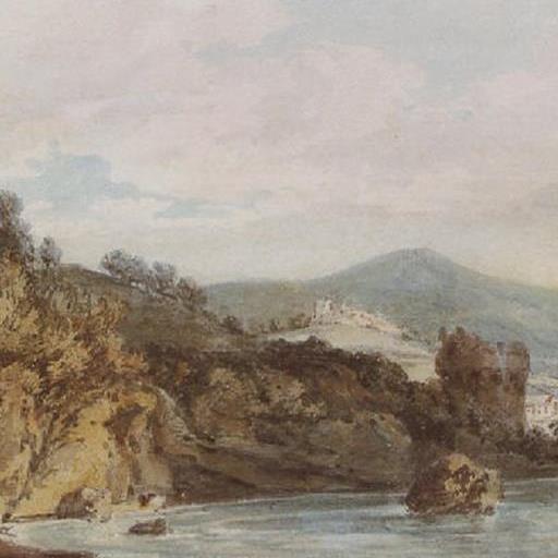 The coast under Vietri, in the distance Salerno, Joseph Mallord William Turner (1794-1795)